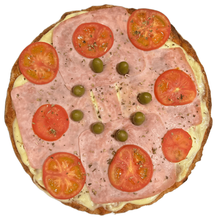 Pizza Saludable Napolitana con Jamón